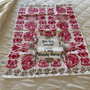You say Tomato I say Bloody Mary brand new tea towel.